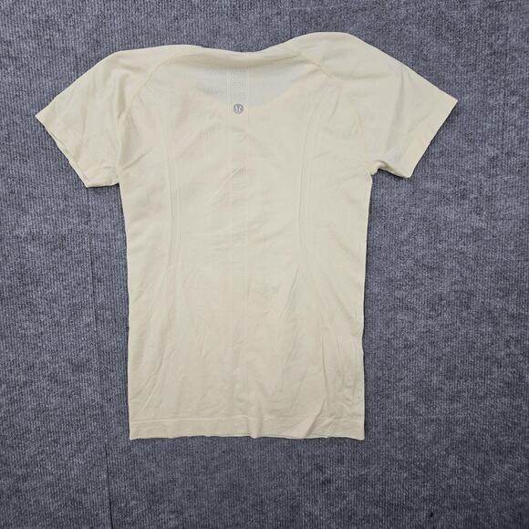 Lululemon Swiftly Tech Shirt Womens 6 Seamless Knit Crew Lightweight Yoga Tee - Picture 4 of 4